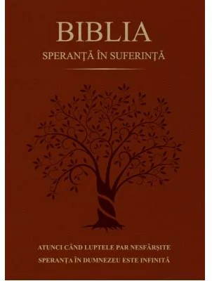 Biblia. Speranta in suferinta, Coperta maro