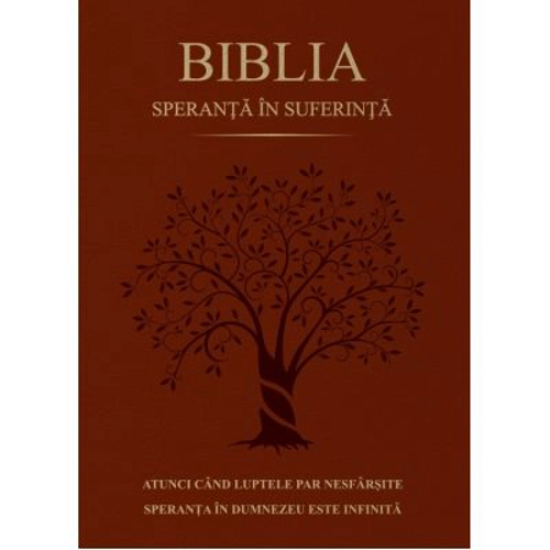 Biblia. Speranta in suferinta, Coperta maro