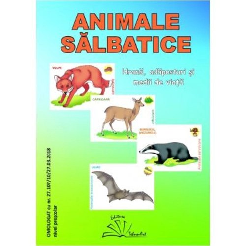 Animale salbatice. Set jetoane