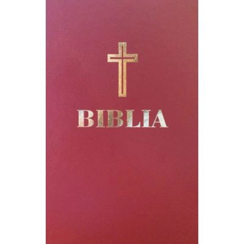 Biblia. Editie omagiala 100 de ani de la Marea Unire, grena, hartie crem