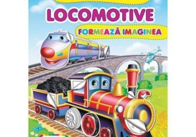 Locomotive. Formeaza imaginea. 70 autocolante