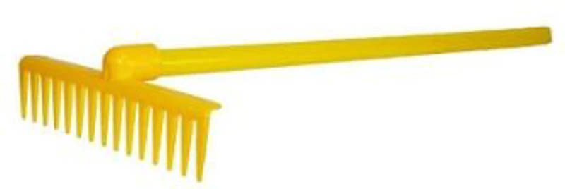 Grebla din plastic, 61 cm, galbena