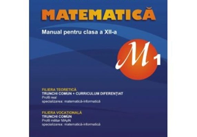 Manual de matematica pentru clasa 12-a, profil M1 - Marius Burtea