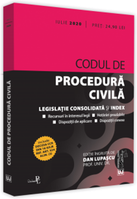 Codul de procedura civila iulie 2020