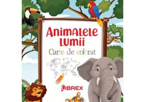 Animalele lumii. Carte de colorat
