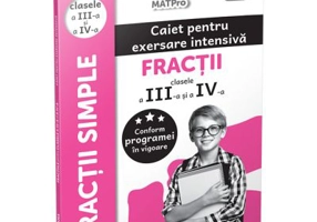 Fractii, clasele 3-4. Colectia MatPRO