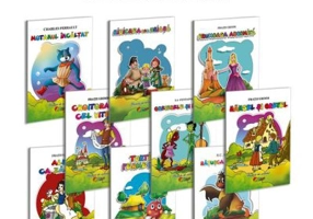 Pachet 9 carti de colorat format A5 literatura universala