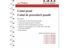 Codul penal si Codul de procedura penala. Cod 780. Actualizat la 24. 07. 2023