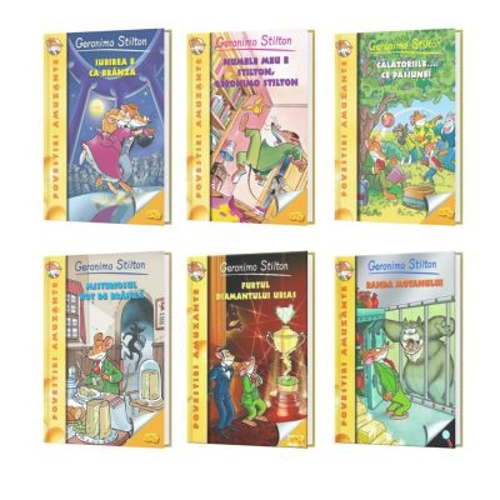 Pachet format din 6 titluri Numele meu e Stilton, Iubirea e ca branza