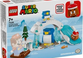 LEGO Super Mario. Set de extindere Aventura pinguinilor in zapada 71430, 228 piese