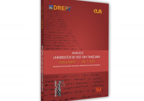 Analele Universitatii de Vest din Timisoara. Seria Drept, Nr. 1/2019