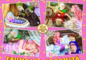 Puzzle. Frumoasa adormita. 4 imagini