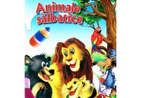 Animale salbatice. Carte de colorat