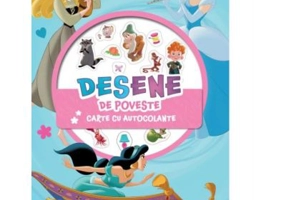 Disney. Printese. Desene de poveste. Carte cu autocolante