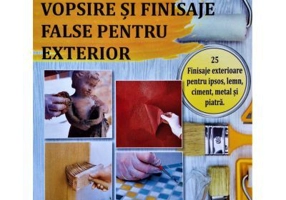 Tehnici de vopsire si finisaje false pentru exterior