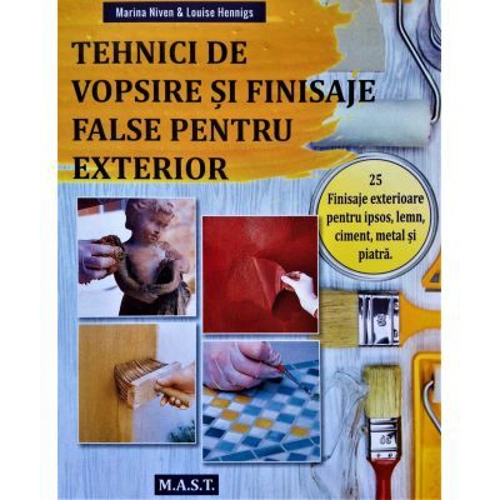 Tehnici de vopsire si finisaje false pentru exterior