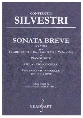 Sonata Breve a 2 voci per Clarinetto in Do e Fagotto - Constantin Silvestri