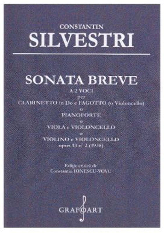 Sonata Breve a 2 voci per Clarinetto in Do e Fagotto - Constantin Silvestri