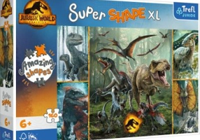 Puzzle Primo Super shape XXL 160 Jurassic World. Dinozauri neobisnuiti, Trefl