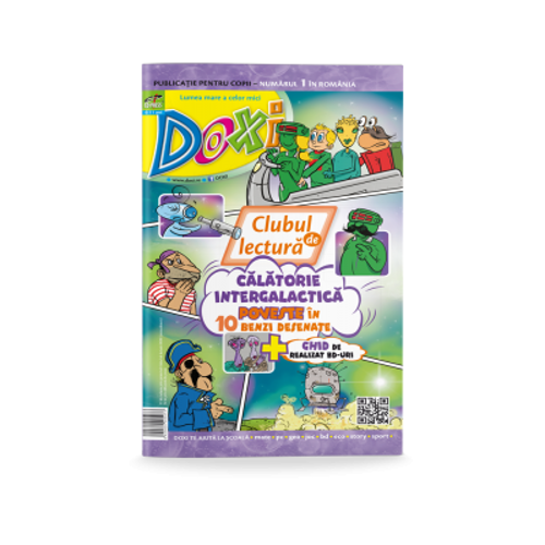 Doxi. Calatorie intergalactica. Poveste in 10 benzi desenate - Adina Popescu, Alexandru Ciubotariu