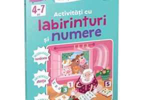 Activitati cu labirinturi si numere 4-7 ani