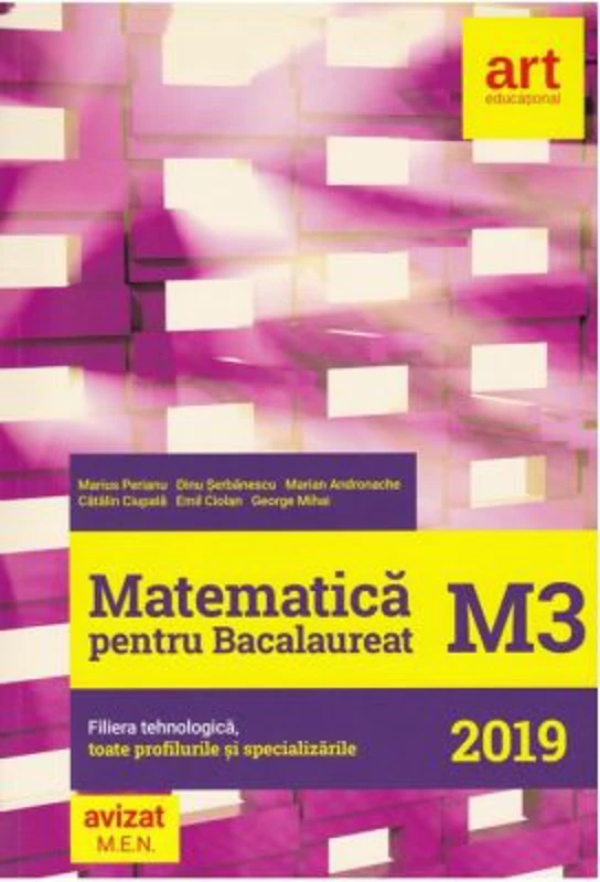 Bacalaureat Matematica M3. Filiera tehnologica, toate profilurile si specializarile