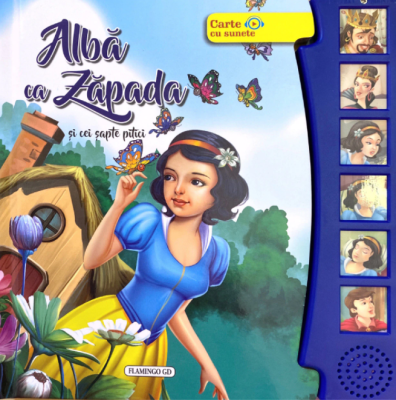 Alba ca Zapada. Carte cu sunete