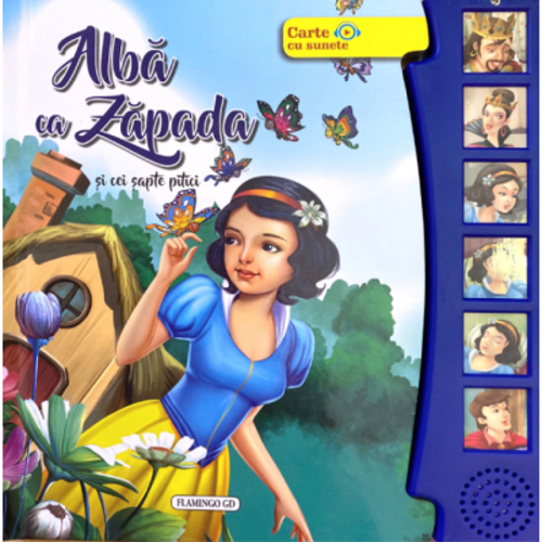 Alba ca Zapada. Carte cu sunete