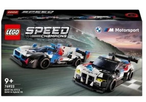 LEGO Speed Champions. Masini de curse BMW M4 GT3 si BMW M Hybrid V8 76922, 676 piese