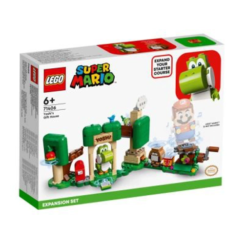LEGO Super Mario. Set de extindere Casa cu cadouri a lui Yoshi 71406, 246 piese