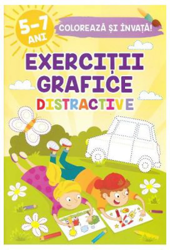 Exercitii grafice distractive. Coloreaza si invata, 5-7 ani - Sveta Albu