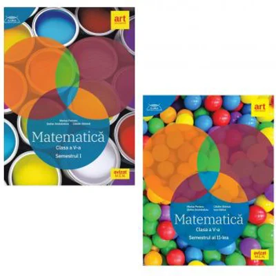 Clubul Matematicienilor. Set Culegere de Matematica pentru clasa a 5-a, semestrele 1 si 2 - Marius Perianu
