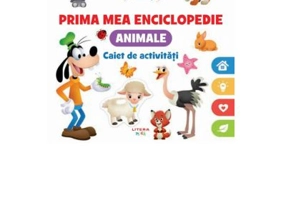 Disney. Prima mea enciclopedie. Animale. Caiet de activitati 3 ani