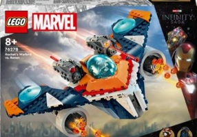 LEGO Marvel Super Heroes. Avionul de lupta al lui Rocket vs Ronan 76278, 290 piese