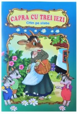 Capra cu trei iezi. Citim pe silabe
