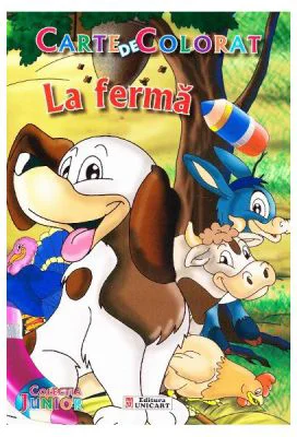 La ferma. Carte de colorat