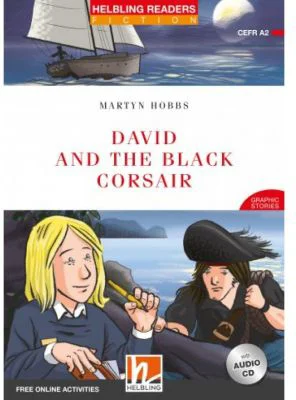 David and the Black Corsair + CD (Level 3) - Martyn Hobbs