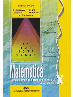 Manual matematica clasa a 10-a trunchi comun si curriculum diferentiat - Constantin Nastasescu