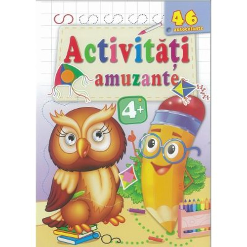 Bufnita-Activitati amuzante 4+ cu 46 autocolante