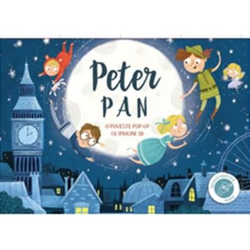 O poveste pop-up cu imagini 3D. Peter Pan