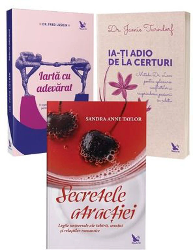 Pachet de carti Relatii armonioase Jamie Turndorf, Fred Luskin