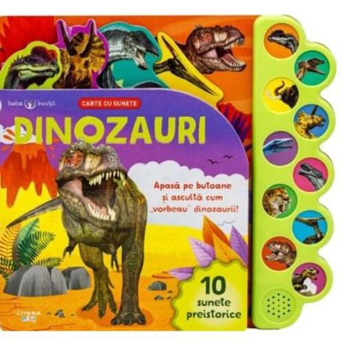 Bebe invata. Dinozauri. Carte cu sunete
