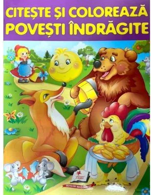 Citeste si coloreaza povesti indragite