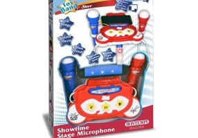 Microfon dublu, roz, Bontempi