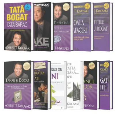 Pachet special 12 titluri Robert T. Kiyosaki
