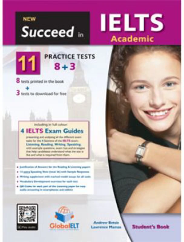 Succeed in IELTS Academic 11 (8+3). Practice Tests Student's book - Andrew Betsis