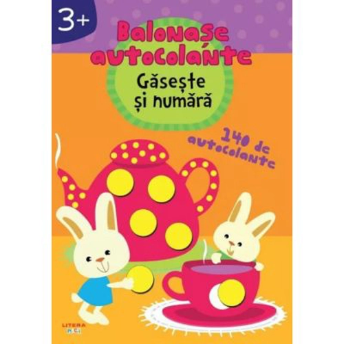 Balonase autocolante. Gaseste si numara (3+)