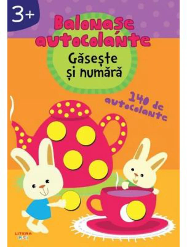 Balonase autocolante. Gaseste si numara (3+)