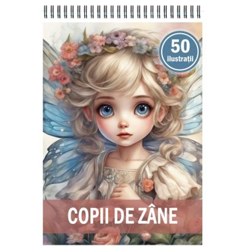 Carte de colorat, 50 de ilustratii, Copii de Zane