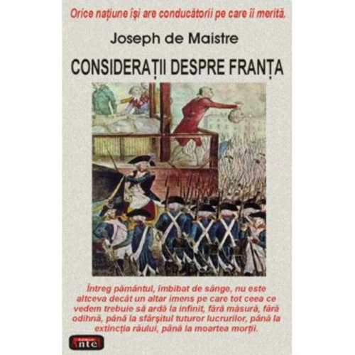 Consideratii despre Franta - Joseph de Maistre